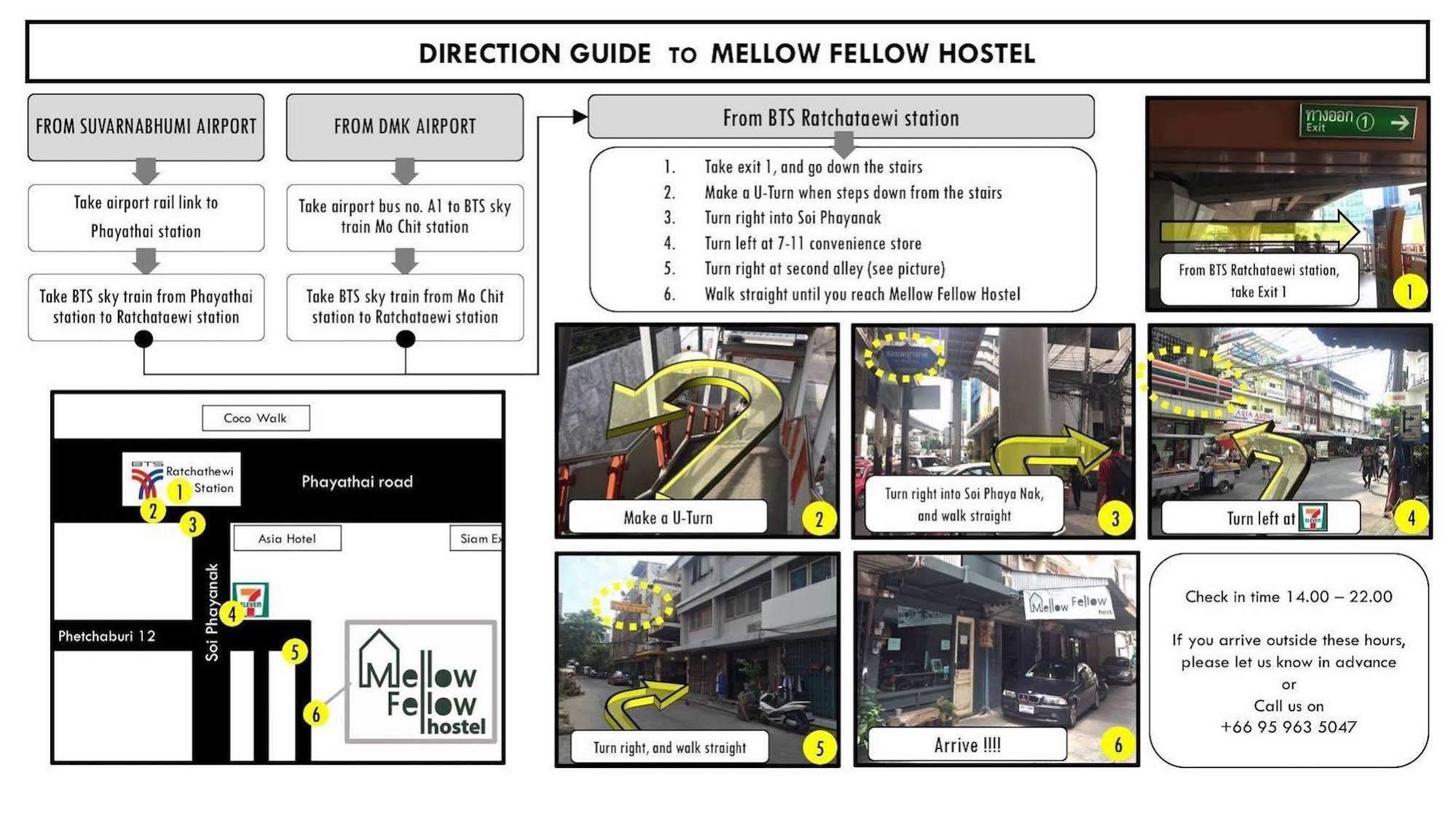 Mellow Fellow Hostel Bangkok Exterior foto